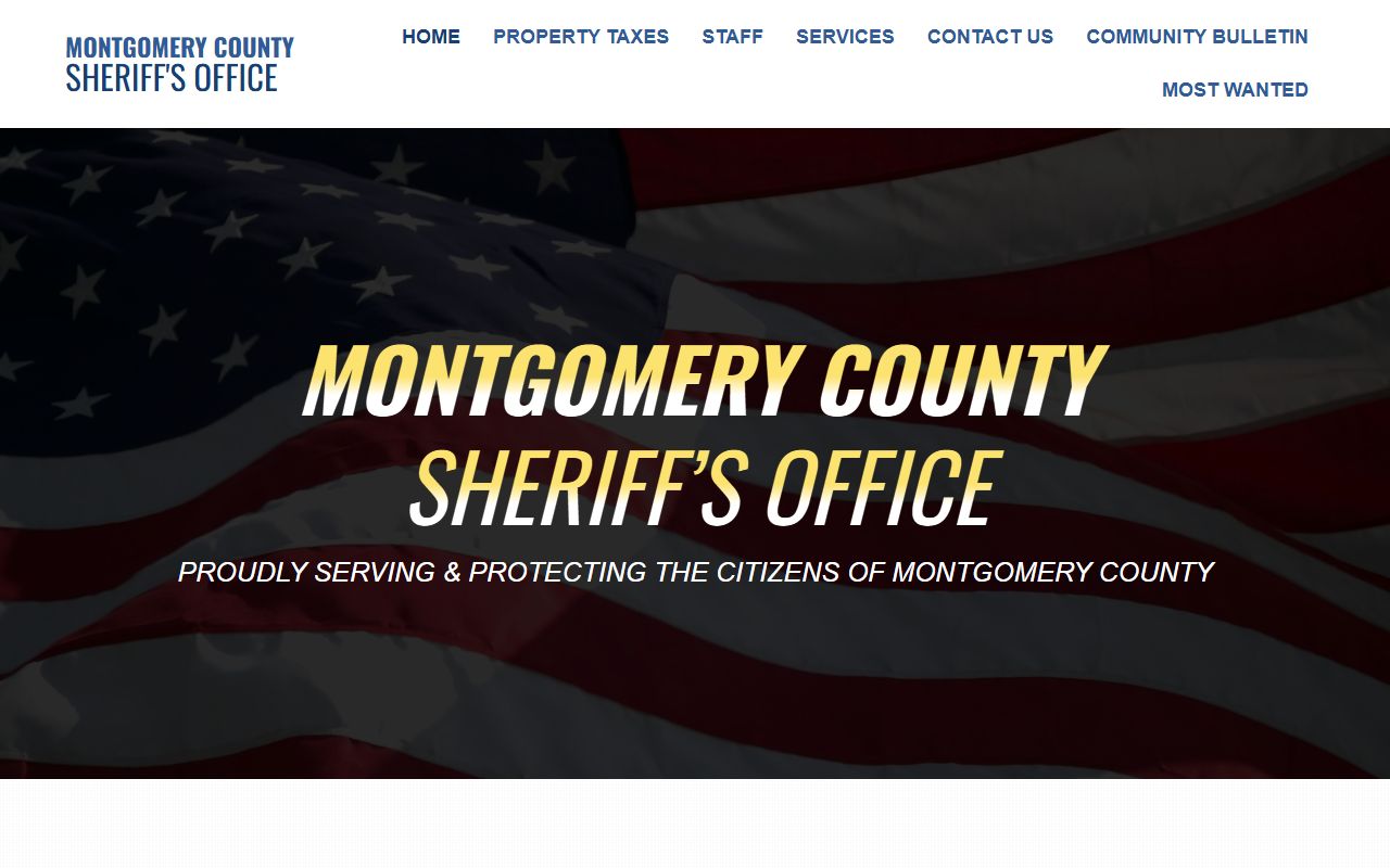 Montgomery County court records Sheriff's Office homepage