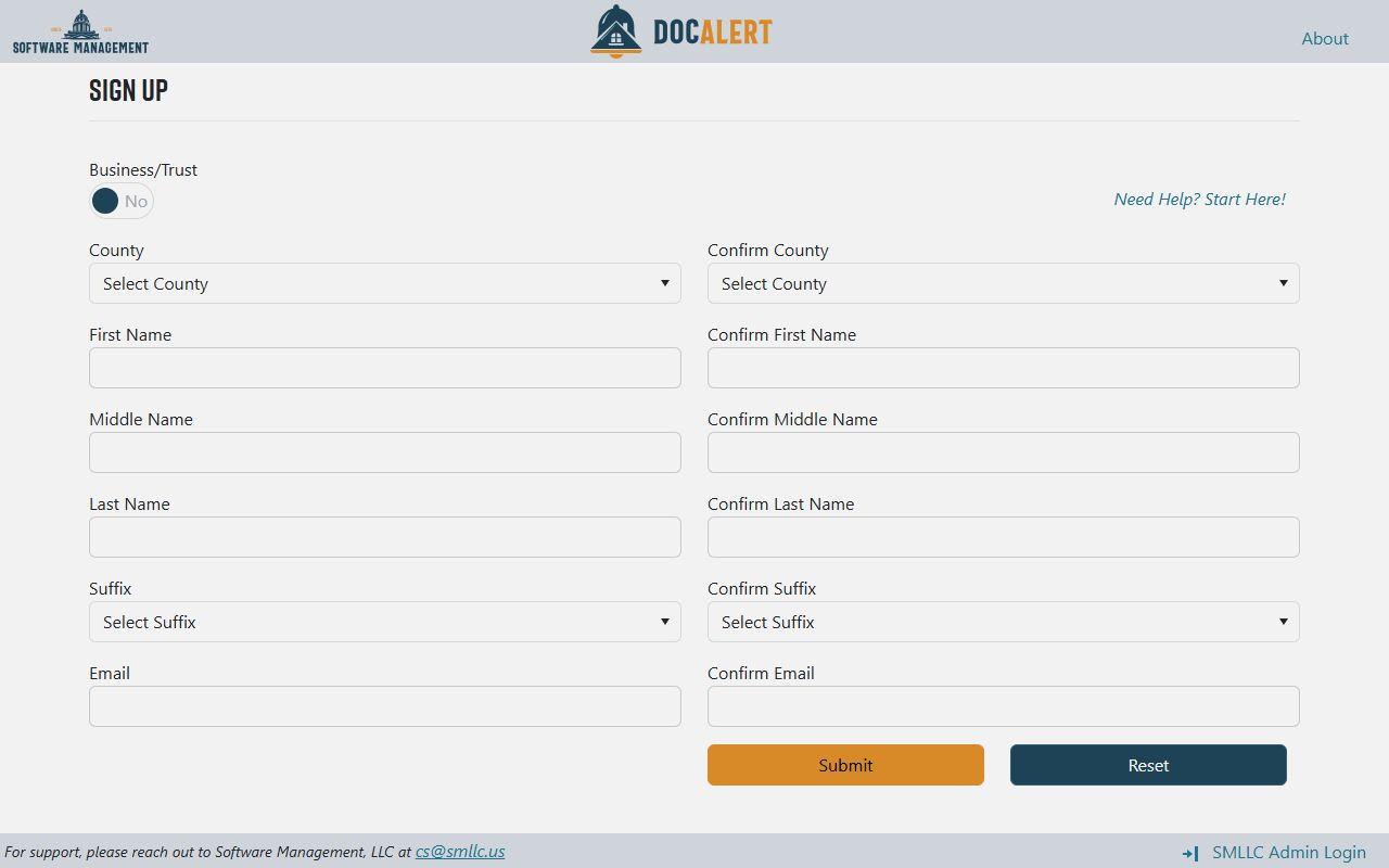 Montgomery County probate records DOC ALERT property fraud notification signup